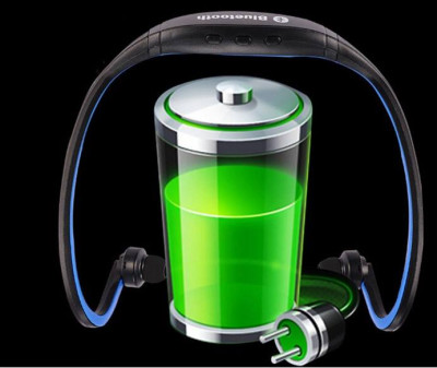 Слушалки Слушалки безжични Стерео слушалки безжични хендсфрийн Bluetooth 4.0 диадема за спорт черни